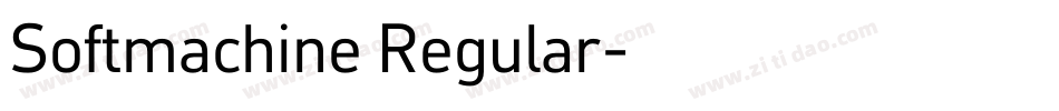 Softmachine Regular字体转换